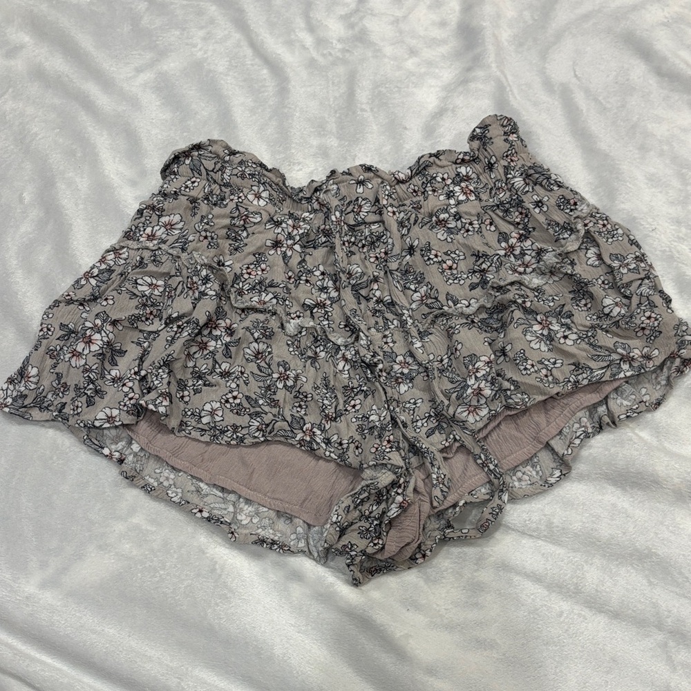Rewash Floral Print Shorts